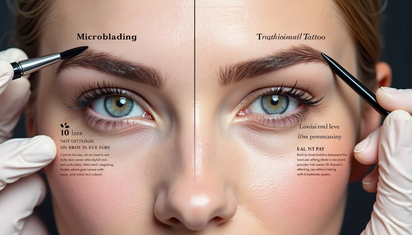 Microblading vs. Traditional Tattooing: The Differences